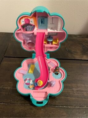 🛝 Vintage 1990 Polly Pocket Water Fun Park – Bluebird Toys COMPLETE